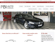 Tablet Screenshot of pbi-automobiles.fr